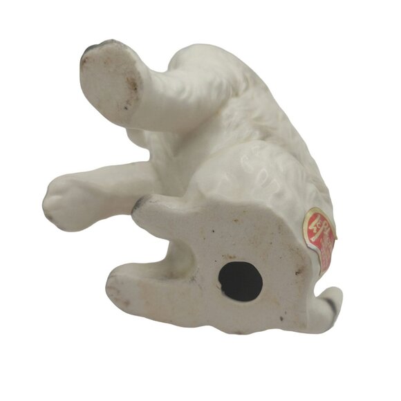 Vintage Lefton Japan Hand-Painted Ceramic Jack Russell Dog Figurine 4 inches - Picture 4 of 10